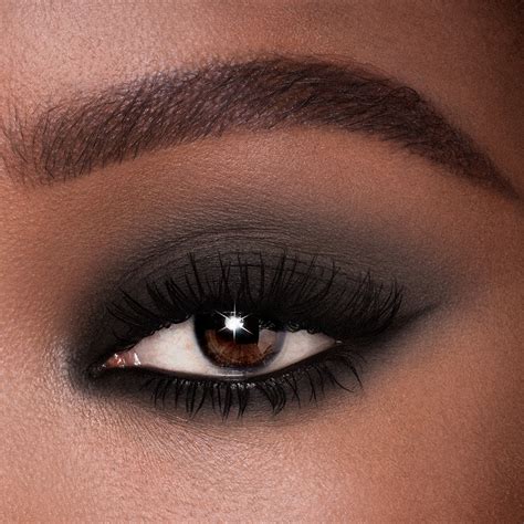 black smokey eyeshadow